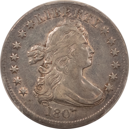 Draped Bust Quarters 1807 DRAPED BUST QUARTER – PCGS XF DETAILS, CLEANED, LOOKS NEARLY AU & PLEASING!