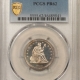 Liberty Seated Dollars 1868 PROOF SEATED LIBERTY DOLLAR – PCGS PR-62 CAMEO, DRAMATIC CONTRAST, GEM LOOK