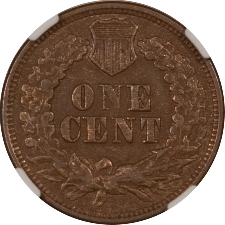 Indian 1868 INDIAN HEAD CENT – NGC AU-55 BN, NICE NEAR UNC!