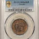 New Store Items 1859 CANADA LARGE CENT, NARROW 9, KM-1 – NGC MS-63 RB, CHOICE FIRST YEAR COIN