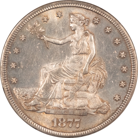 Dollars 1877-S TRADE DOLLAR – NGC MS-62, FRESH, FLASHY & ORIGINAL!