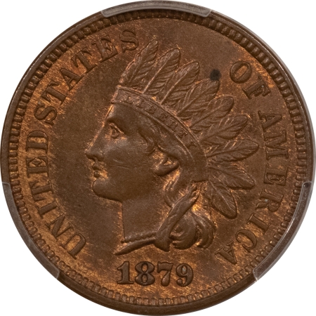 Indian 1879 INDIAN 1c, PCGS MS-62 BN, PQ & LOOKS AT LEAST MS-63 RB!