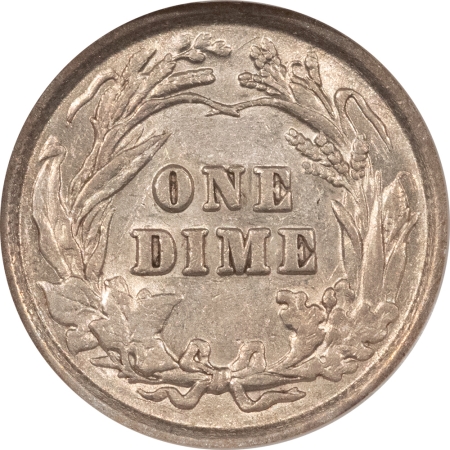 Barber Dimes 1900 BARBER DIME, NGC AU-55; FRESH FROM A BARBER DIME SET