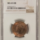 New Store Items 1899 CANADA LARGE CENT, KM-7 – NGC MS-64 RB, FLASHY!
