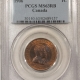 New Store Items 1907 CANADA LARGE CENT, KM-8 – PCGS MS-64 RB, TOUGHER DATE, NEAR GEM!