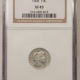 Barber Dimes 1910 BARBER DIME, NGC XF-45; FRESH FROM A BARBER DIME SET