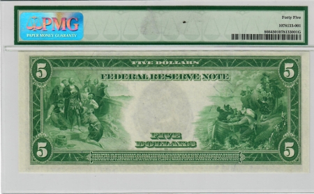 Large Federal Reserve Notes 1914 $10 FEDERAL RESERVE NOTE, 6-F, ATLANTA, FR #866, PMG CH EF-45 LOOKS UNC!
