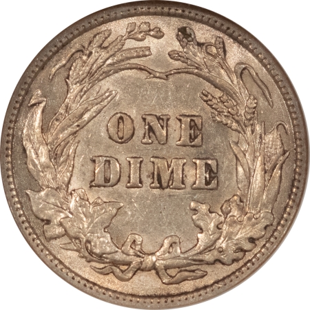 Barber Dimes 1915 BARBER DIME, NGC AU-58; FRESH FROM A BARBER DIME SET