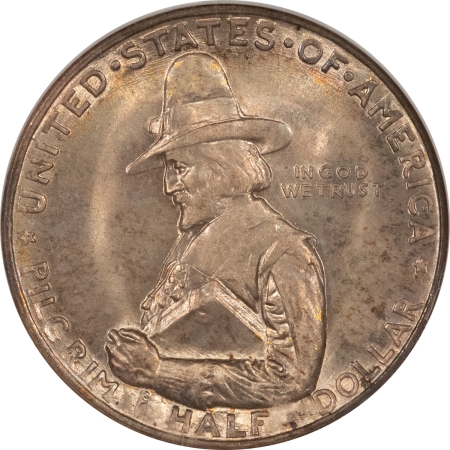 New Certified Coins 1920 PILGRIM COMMEMORATIVE HALF DOLLAR – NGC MS-64