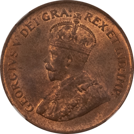 New Certified Coins 1930 CANADA SMALL CENT, KM-28 – NGC MS-63 RB, SCARCE DATE!