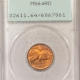 Lincoln Cents (Wheat) 1934-D LINCOLN CENT, PCGS MS-64 RD; BLAZING RED & PQ; RATTLER!