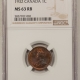 New Certified Coins 1930 CANADA SMALL CENT, KM-28 – NGC MS-63 RB, SCARCE DATE!