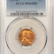 Lincoln Cents (Wheat) 1933-D LINCOLN CENT, PCGS MS-64 RD; SPARKLING, FIERY RED GEM-FROM ORIGINAL ROLL
