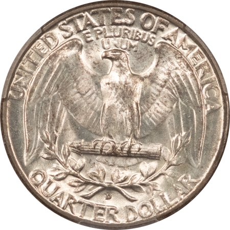 Quarters 1936-D WASHINGTON QUARTER, PCGS MS-62, BLAZING WHITE & PQ-LOOKS MS-64!