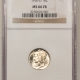 Dimes 1940-S MERCURY DIME, NGC MS-66; BLAZING WHITE W/ SUPERB, MARK-FREE SURFACES!