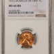 Lincoln Cents (Wheat) 1934-D LINCOLN CENT, PCGS MS-64 RD; BLAZING RED & PQ; RATTLER!