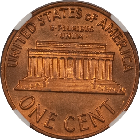 Lincoln Cents (Memorial) 1972 LINCOLN CENT, DOUBLED DIE OBVERSE, NGC MS-64 RD, BLAZING RED & ATTRACTIVE