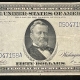 Large Silver Certificates 1896 $5 EDUCATIONAL SILVER CERTIFICATE FR-270, HONEST VG/FINE-REV TONE ON FOLDS