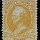 Official Stamps SCOTT #O-9, 30c YELLOW, MOG-HINGED, FINE W/ PRETTY DEEP COLOR – CATALOG $550!
