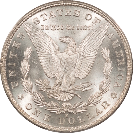 Morgan Dollars 1879-S MORGAN DOLLAR – PCGS MS-66, SCREAMING WHITE, PREMIUM QUALITY! WOW!!