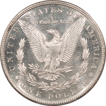 Morgan Dollars 1880-S MORGAN DOLLAR – PCGS MS-63 DMPL, WHITE & DEEP!