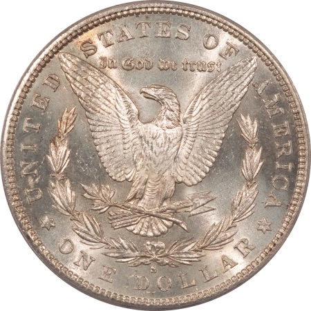 Morgan Dollars 1881-S MORGAN DOLLAR – PCGS MS-65, WHITE GEM, PREMIUM QUALITY, OLD GREEN HOLDER!