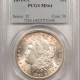 Morgan Dollars 1892 MORGAN DOLLAR – PCGS MS-64, WHITE & LUSTROUS, NICE LOOK!