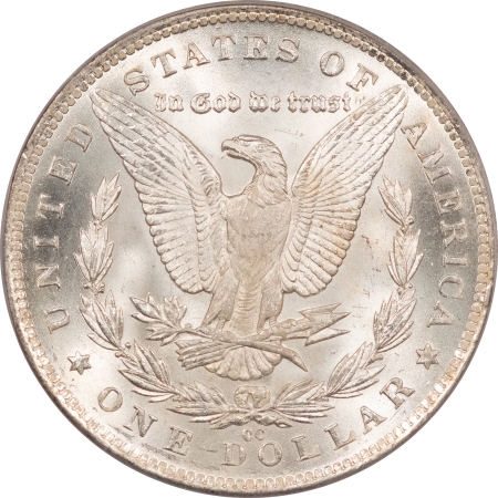 Morgan Dollars 1891-CC MORGAN DOLLAR – PCGS MS-64, SPITTING EAGLE, NICE LUSTER!