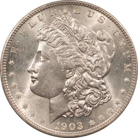 Morgan Dollars 1903 MORGAN DOLLAR – PCGS MS-65, BLAST WHITE GEM!