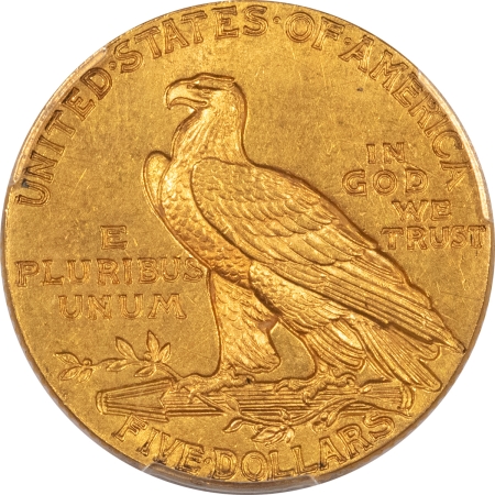 $5 1915 $5 INDIAN HEAD GOLD – PCGS MS-62, ORIGINAL & PLEASING!