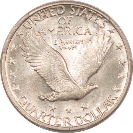 New Certified Coins 1918-S STANDING LIBERTY QUARTER – PCGS AU-58, PQ & LOOKS BU, LUSTROUS WHITE