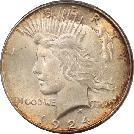 New Certified Coins 1924 PEACE DOLLAR – PCGS MS-65, FRESH GEM!
