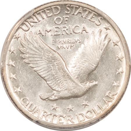 New Certified Coins 1925 STANDING LIBERTY QUARTER – PCGS AU-58, PQ, BLAST WHITE & LOOKS CHOICE!