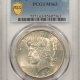 New Certified Coins 1927-S PEACE DOLLAR – PCGS MS-63, SATINY ORIGINAL OFF-WHITE & CHOICE!