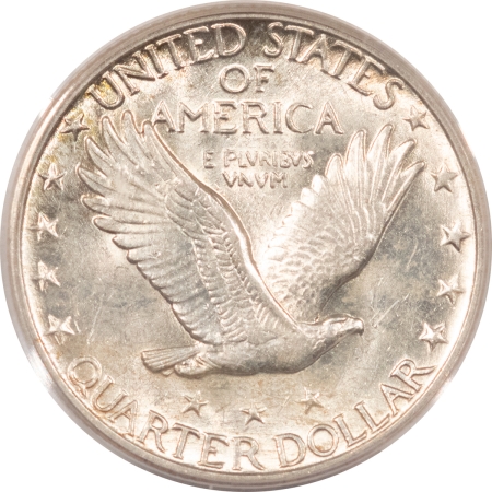 New Certified Coins 1928-D STANDING LIBERTY QUARTER – PCGS AU-58 OGH FLASHY WHITE & PQ, LOOKS CHOICE