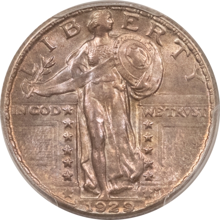 New Certified Coins 1929 STANDING LIBERTY QUARTER – PCGS AU-58, ORIGINAL!