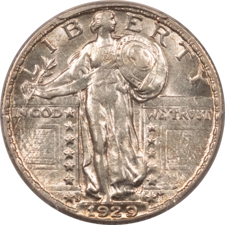 New Certified Coins 1929-S STANDING LIBERTY QUARTER – PCGS AU-58, FLASHY WHITE & PREMIUM QUALITY!