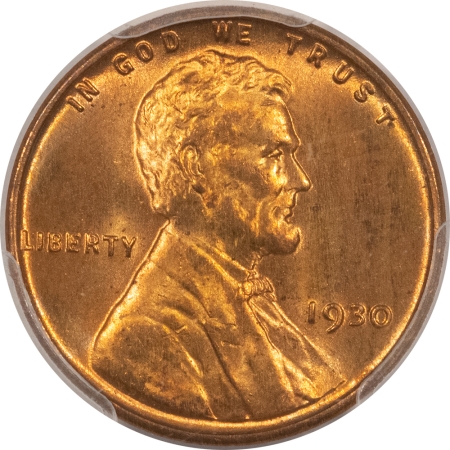 Lincoln Cents (Wheat) 1930 LINCOLN CENT – PCGS MS-65 RD, FULLY RED GEM!