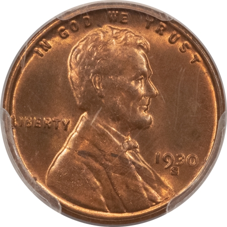 Lincoln Cents (Wheat) 1930-S LINCOLN CENT – PCGS MS-64 RB