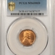 Lincoln Cents (Wheat) 1929-S LINCOLN CENT – PCGS MS-64 RD, BLAZING RED!