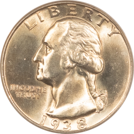 New Certified Coins 1938-S WASHINGTON QUARTER – ANACS MS-63, BLAZING LUSTROUS & NICE!