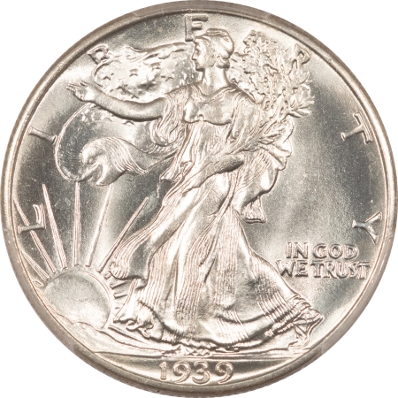 New Certified Coins 1939 WALKING LIBERTY HALF DOLLAR – PCGS MS-64, BLAST WHITE!