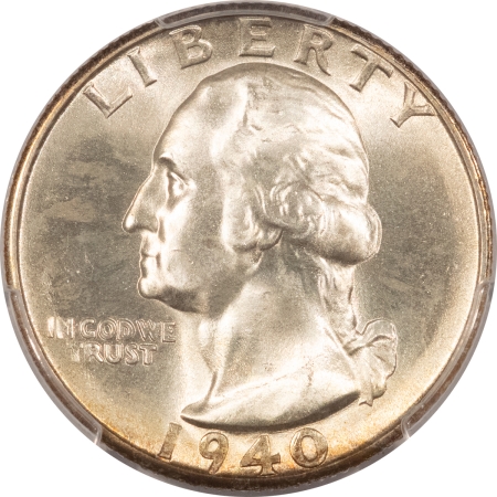 New Certified Coins 1940-S WASHINGTON QUARTER – PCGS MS-67, PRETTY, SUPERB GEM!