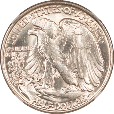 New Certified Coins 1945 WALKING LIBERTY HALF DOLLAR – NGC MS-64, BLAZING WHITE!