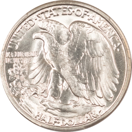 New Certified Coins 1947-D WALKING LIBERTY HALF DOLLAR – PCGS MS-64, BLAST WHITE! LOOKS MS-65+!