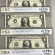 Small Federal Reserve Notes 1988-A $1 FRN WEB PRESS ATLANTA FR1917F F-N 5 CONSEC NOTES PCGS GEM CU-66/67 PPQ