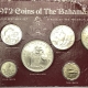 New Certified Coins 1973 COINS OF THE BAHAMAS 9 COIN ORIGINAL PROOF SET, KM-PS8 PR, 2.8721 OZ SILVER
