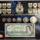 New Certified Coins 1939 CANADA 6 COIN TYPE SET W/ AU SILVER DOLLAR & STAMPS ON CUSTOM BOARD, KM-38