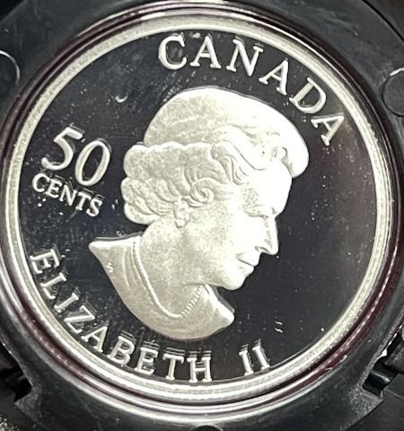 Other Numismatics 2006 CANADA 50C SILVER PROOF BUTTERFLY COLLECTION, SWALLOWTAIL COLORIZED GEM OGP