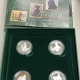 New Certified Coins 1996 CANADA SILVER 50 CENTS LITTLE WILD ONES 4 COIN SET KM283-286 GEM PROOF, OGP